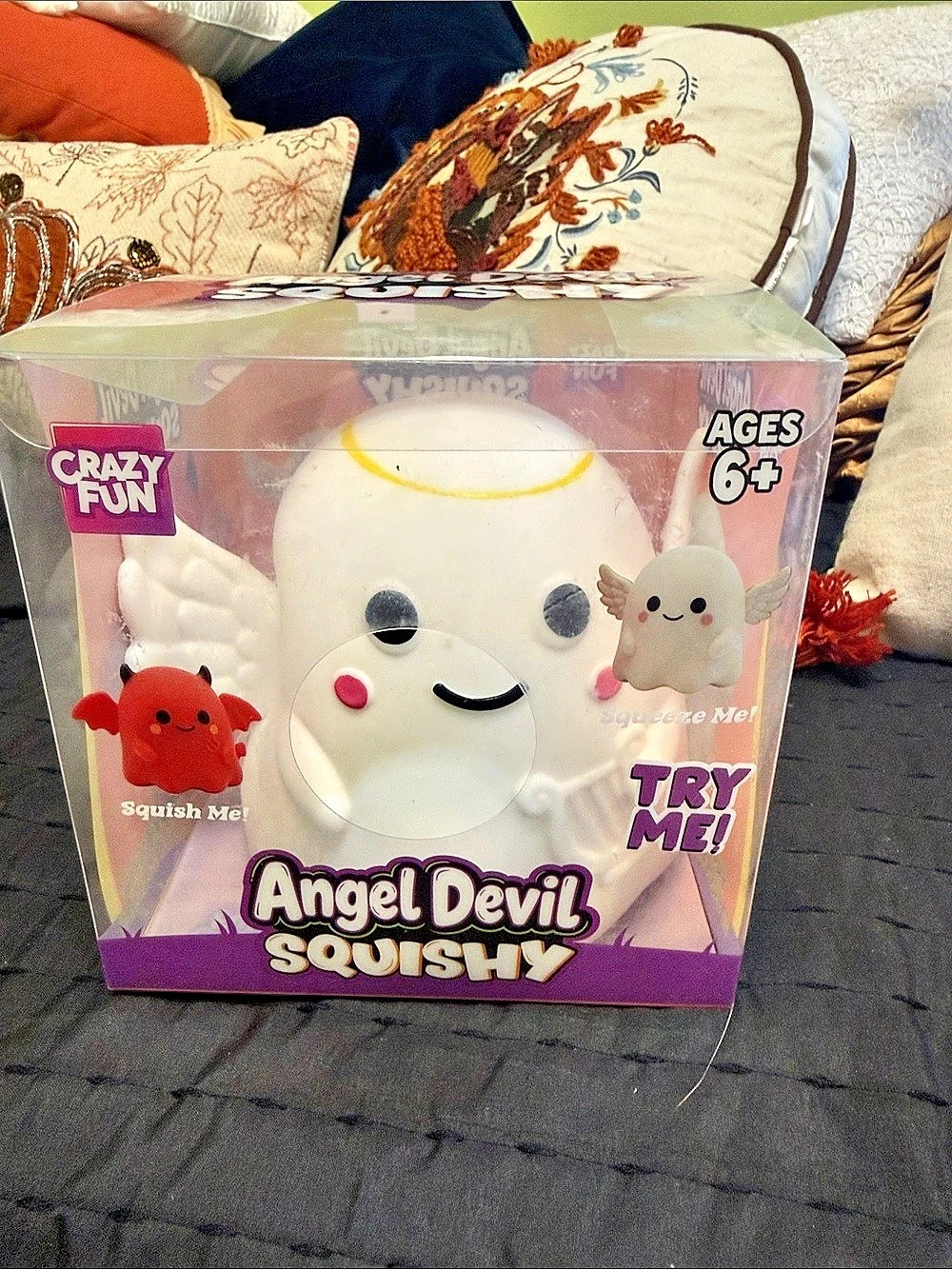 Crazy Fun Angel Devil Squishy Toy